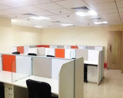 BPO use space furn with net workconnectups inverter gen set park