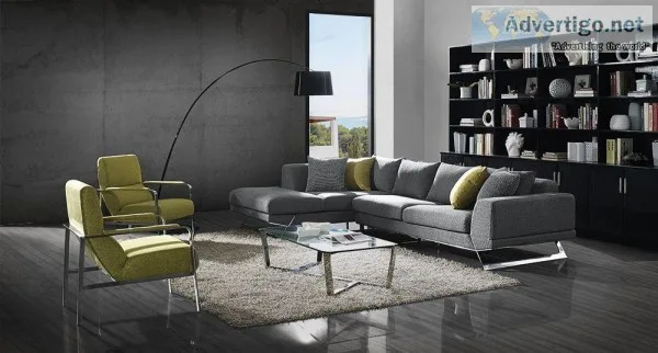 Modern Lia Sectional Sofa by Crative Furniture
