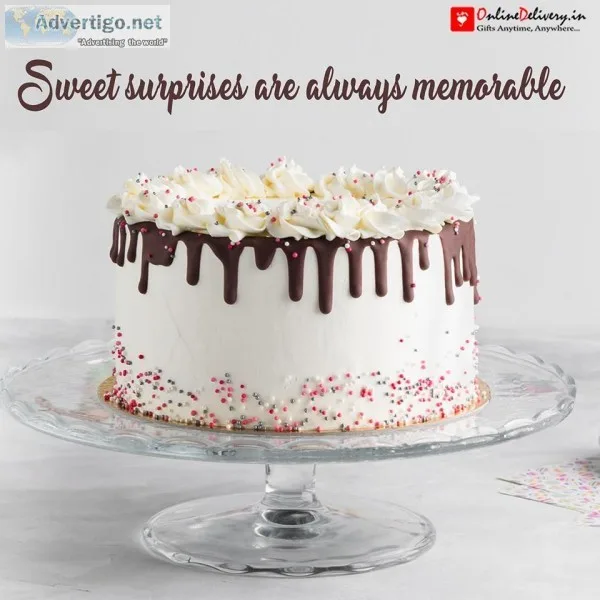 Buy and Send Cakes to Nellore For Loved Ones- 400 INR Use Coupon