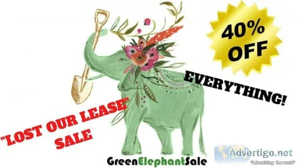 Lost Our Lease - 40% Off Fundraising Estate Sale