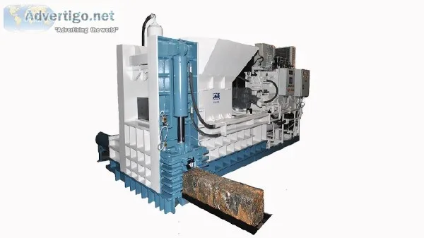 Continuous Baler for Metal Scrap