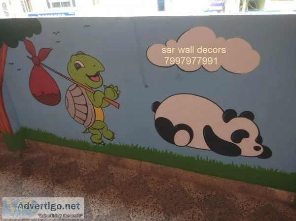 wall Decoration ideas for play school in Hyderabad