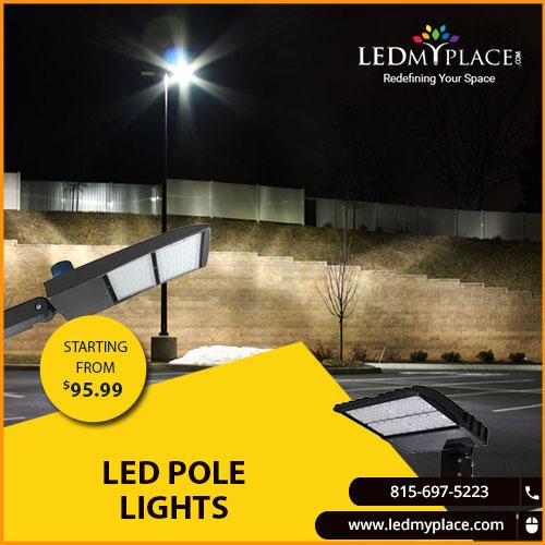 Easy Self Installation LED Pole Lights From LEDMyplace  Order No