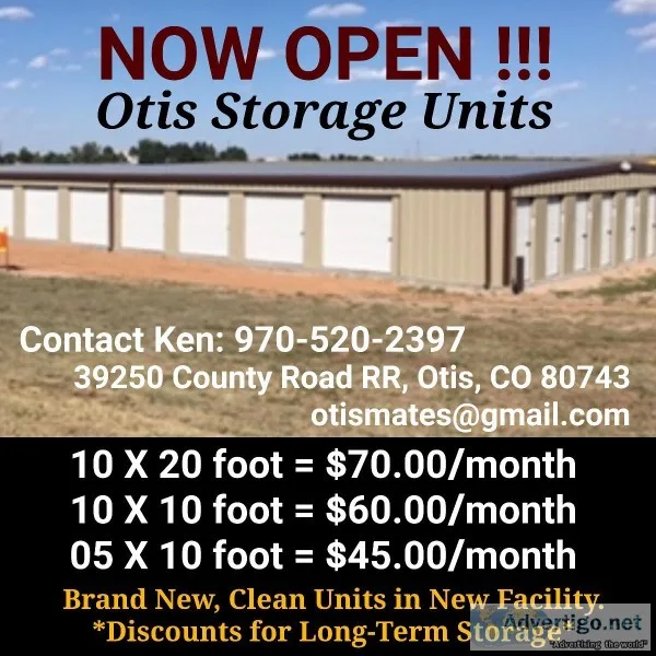 Brand New Clean Units in New Facility