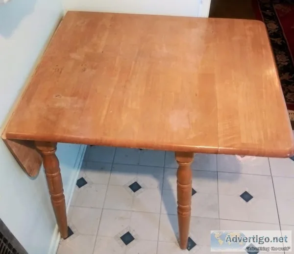 Solid oak vintage kitchen table