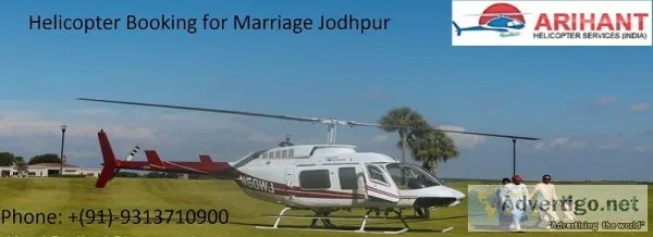 Helicopter Booking for Marriage Jodhpur