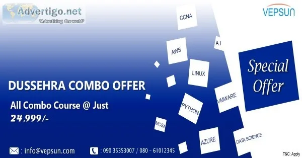 COMBO I.T COURSES OFFERS VEPSUN TECHNOLOGIES