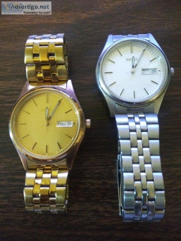 SEIKO STAINLESS DRESS WATCHES