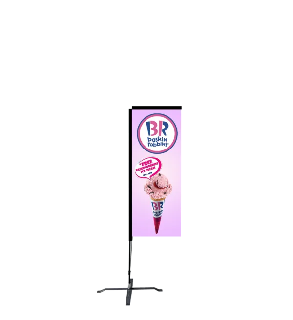 Use Advertising Flags And Rectangle Flags For Outdoor Promotion 