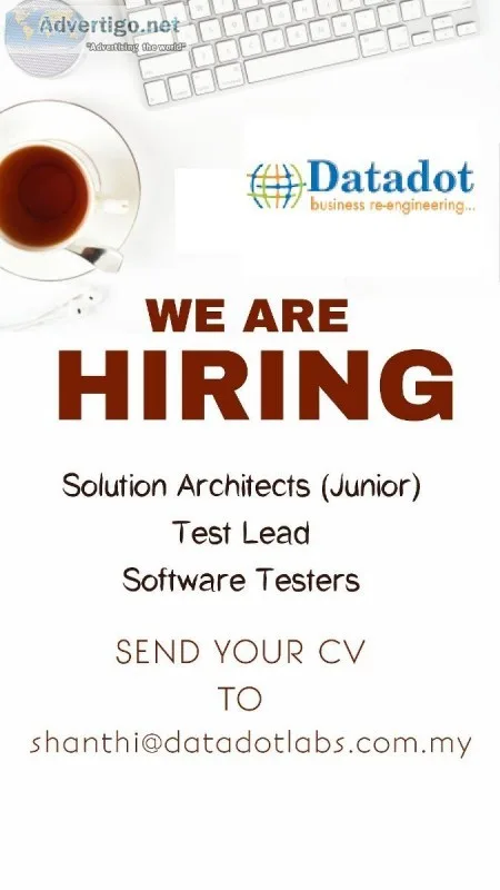 Hiring &quotSolution Architect&quot to work on our NEW project w