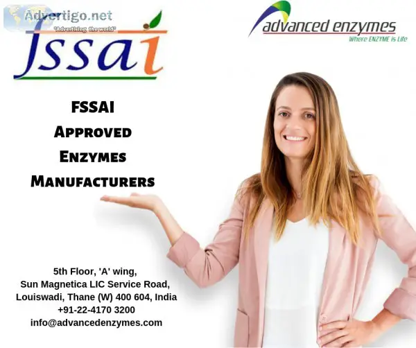 FSSAI Approved Enzymes - Enzymes Manufacturer and Supplier - Adv