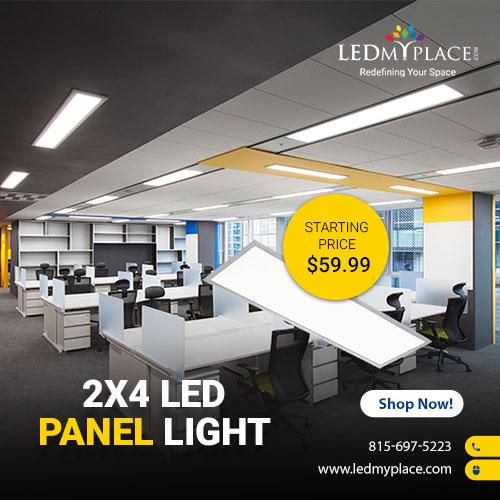 Enhance Indoor Lighting with 2X4 LED panel lights From LEDMyplac