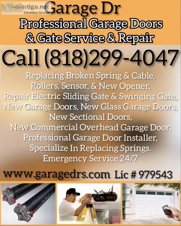 electric gate and garage doors
