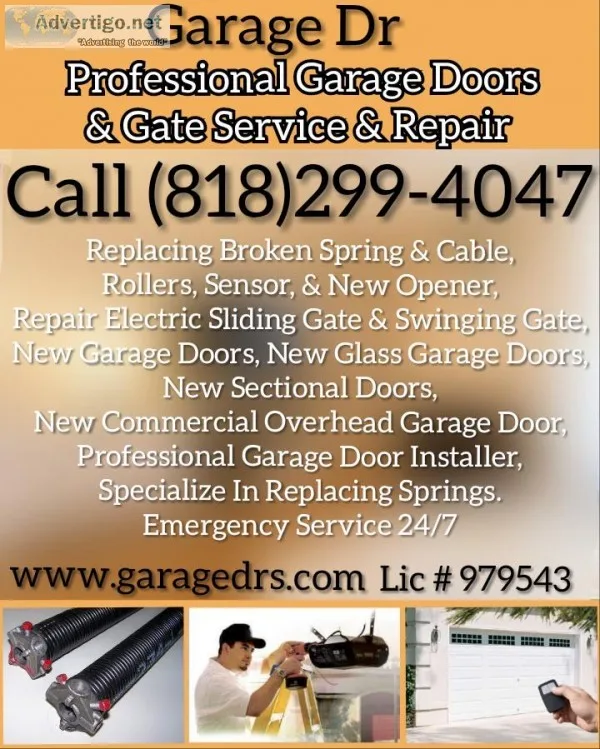 electric gate and garage doors