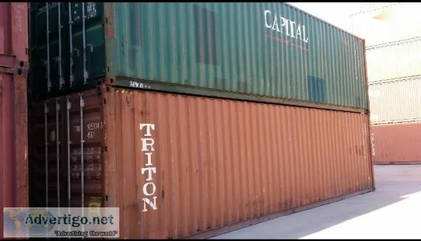 Shipping containers 40  HC - CW (High Cube - Cargo Worthy)  Ship