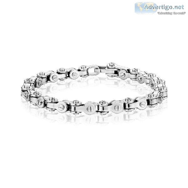 Stainless Steel Bicycle Chain Bracelet