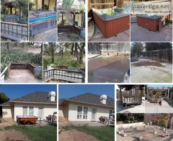 .JACUZZI DEMO REMOVAL - HOTTUB DEMO REMOVAL - SPA DEMO REMOVAL.