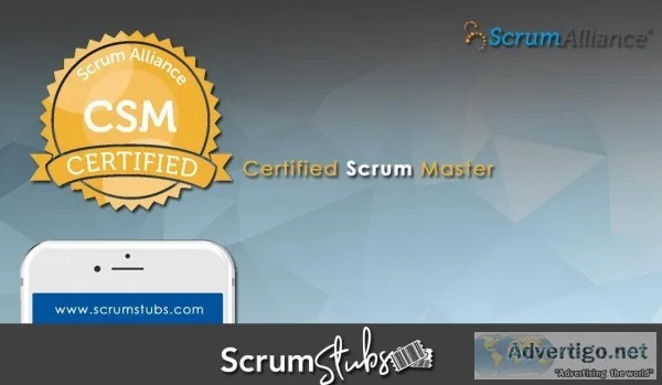 Scrum Master &ndash CSM  Professional Trainers  ScrumStubs 