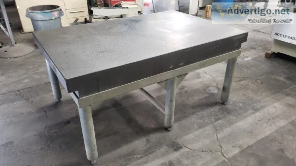 STANDRIDGE 48&quot x 72&quot Granite Surface 2-Ledge Inspection 