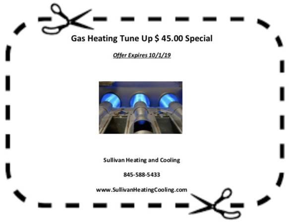 Gas Heating Tune Up  45.00 Special  Oil Burner Service and Tune 