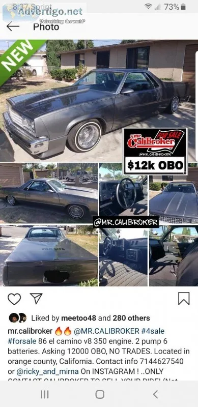 1986 Chevrolet el camino