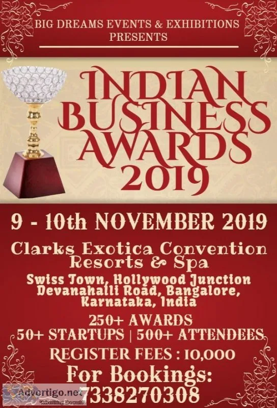 INDIAN BUSINESS AWARDS 2019