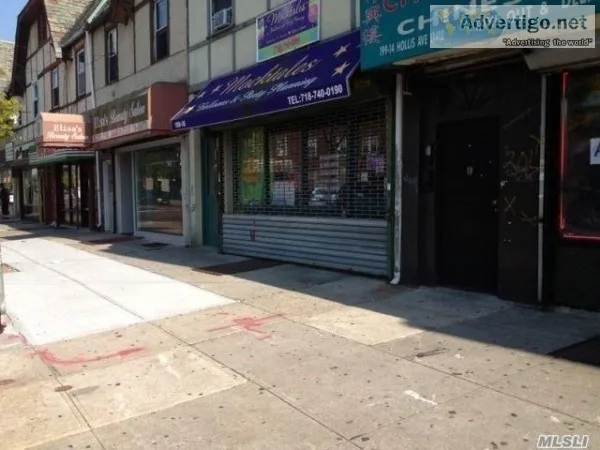 1200 Sq Ft StoreFront on Busy Hollis Ave