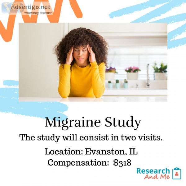 Volunteers needed for a migraine study ( compensation is 318)