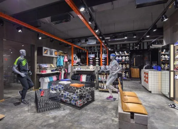 Experiential retail store design for DFY - India First Sports Br