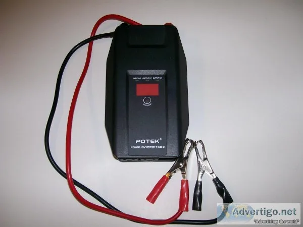 Potek 750 Watt 12 volt to 120 volt inverter