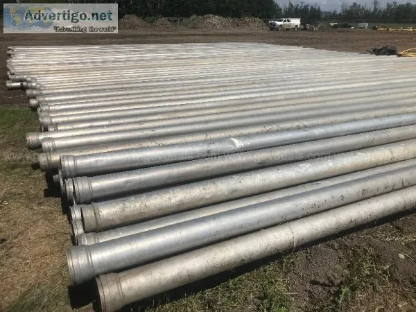 Lot of (118) Pieces of 40  Aluminum Pipe