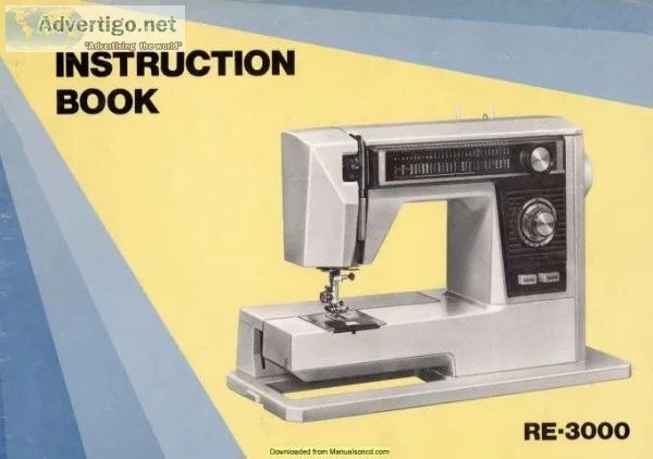 New Home RE-3000 Sewing Machine Instruction Manual