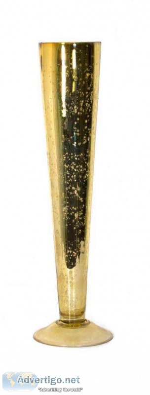 Gold Mercury Vases