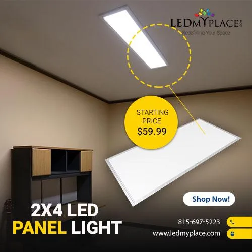 2x4 LED Panel Lights- An Energy-Efficient Lighting For Your Indo