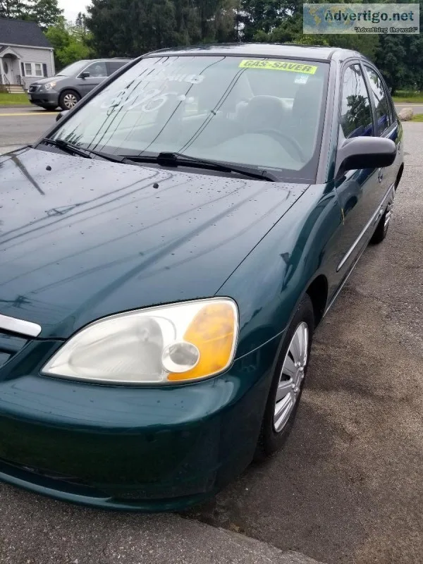 2002 Honda Civic     96000 miles