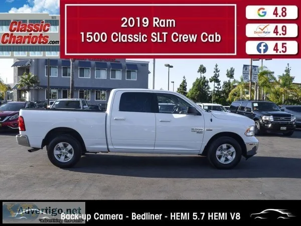 Used 2019 RAM 1500 CLASSIC SLT CREW CAB for Sale in San Diego - 