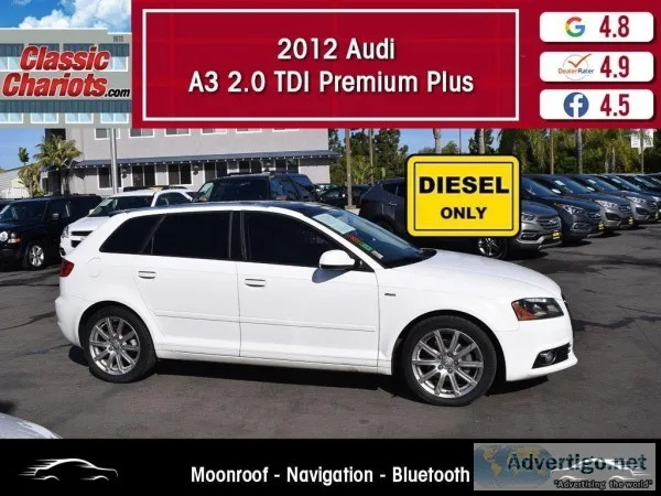 Used 2012 AUDI A3 2.0 TDI PREMIUM PLUS for Sale in San Diego - 2