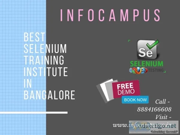Best selenium training institute in Bangalore