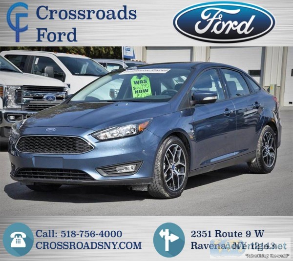 2018 FORD FOCUS SEL SEDAN CERTIFIED PRE OWNED WARRANTY U10103C