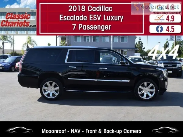 Used 2018 CADILLAC ESCALADE ESV LUXURY for Sale in San Diego- 20