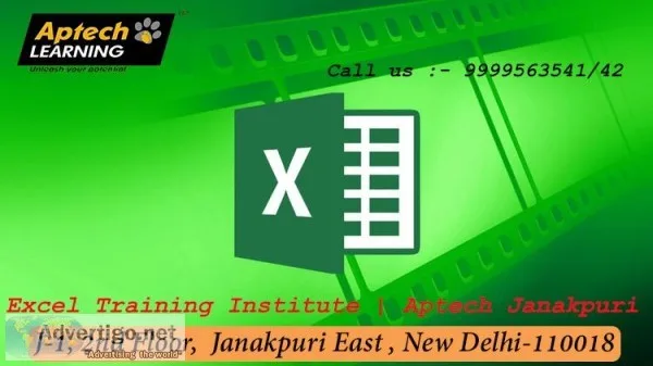 Ad Excel Training in  Aptech janakpuri east Delhi-NCR