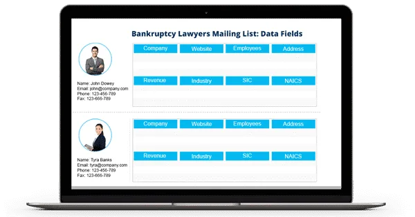 Bankruptcy Lawyers Mailing List