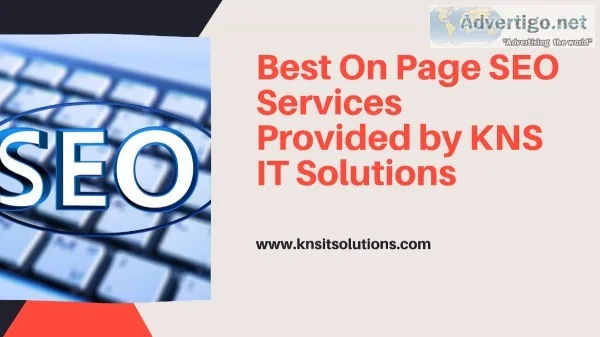 Grab a Best Onpage SEO Services from KNS IT Solutions