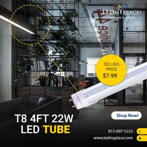 Brighten Up Your Space With T8 4ft LED Tube Lights
