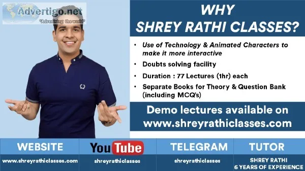 CA Classes in Delhi with Shrey Rathi Classes