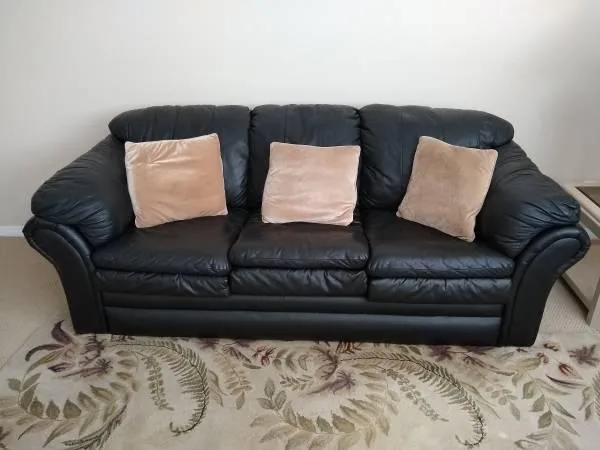 Queen Size Black Sofa Bed