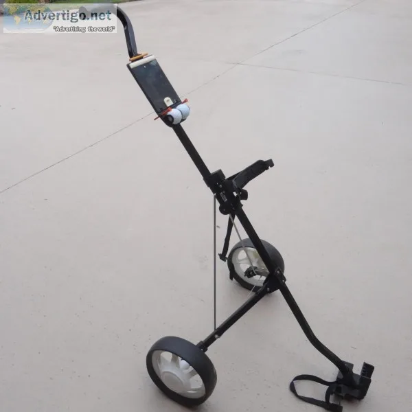 Walking golf cart