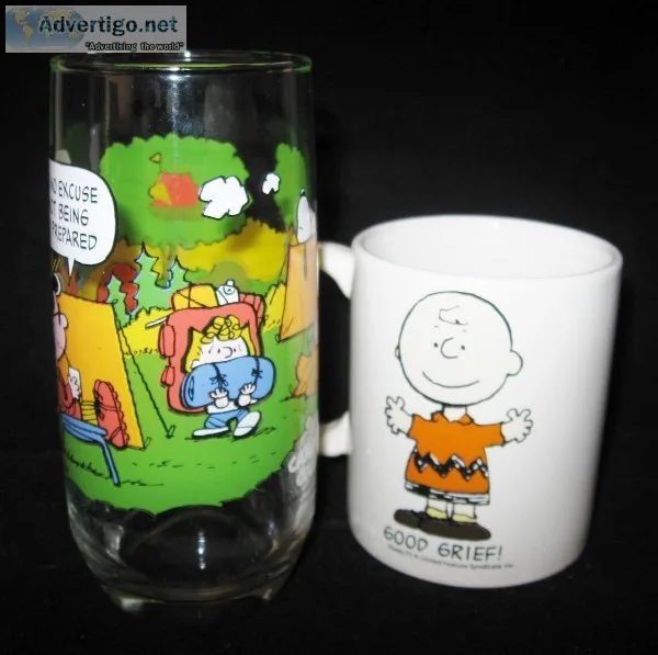 Charlie Brown Mini Playing Cards Good Grief Coffee Mug Vintage S