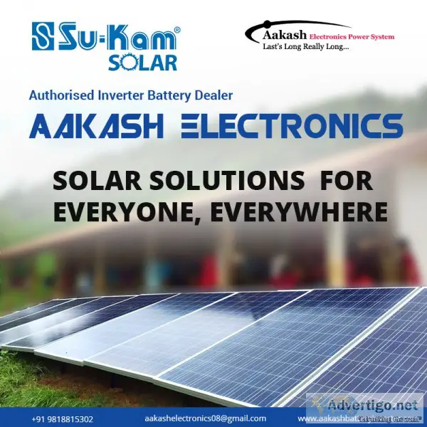 Better affordable option Sukam Inverter Battery in Noida
