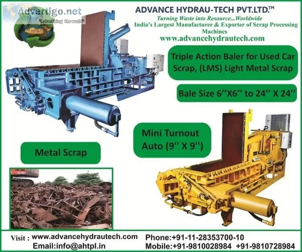 Used Car Baler Machine